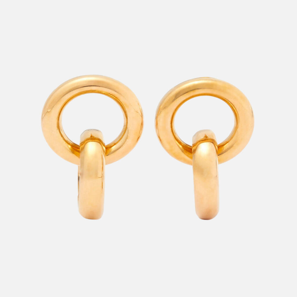 Hoop earrings gold