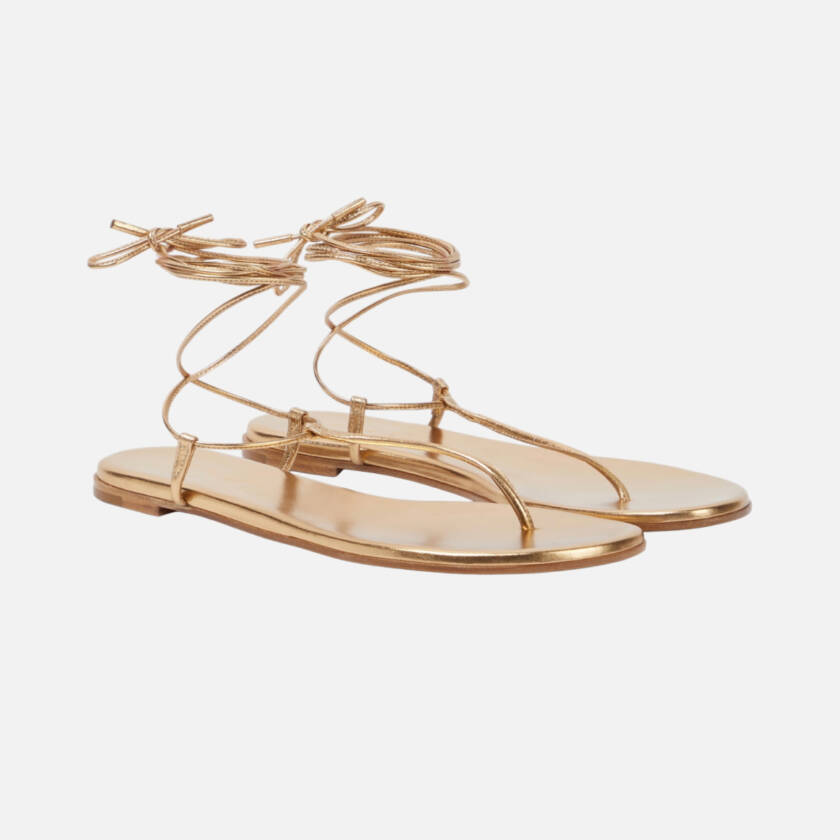 Kadın Gold Sandalet